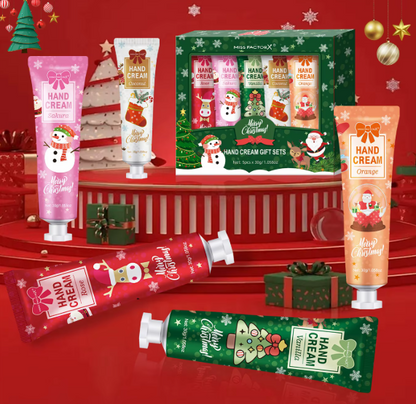 Coffret Noël : 5 Crèmes pour les Mains